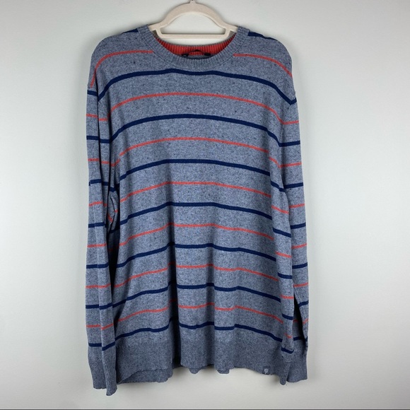 North Face striped sweater wool blend size XXL